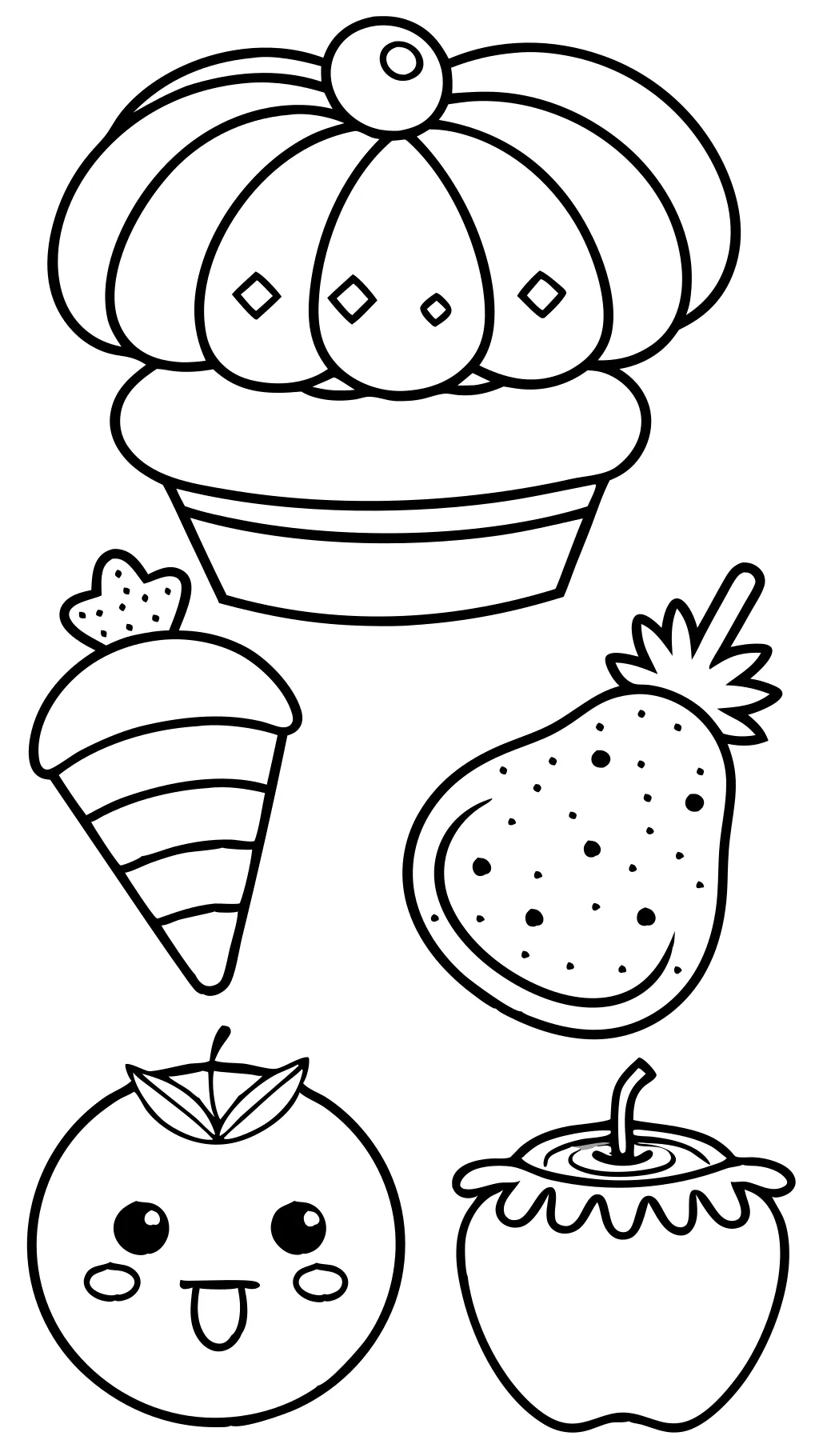 coloriages alimentaires imprimables